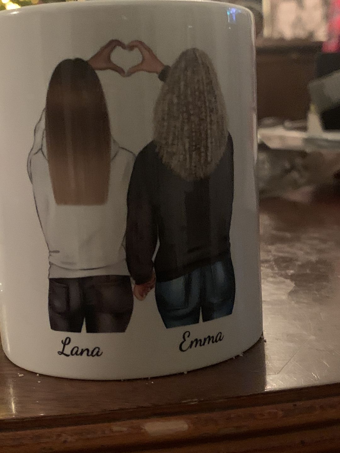 Customer photo review of Winter Besties - Personalisierte Tasse
