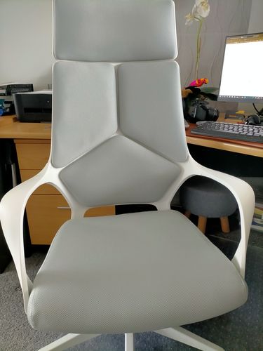 Customer photo review of Valeria Office Chair Highback  (Free Shipping Nationwide)