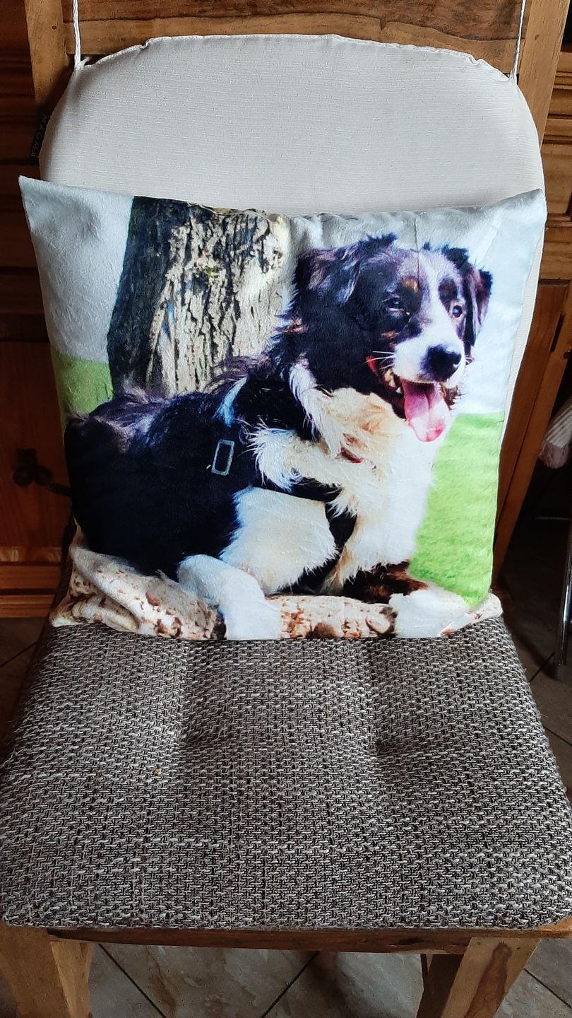 Customer photo review of In liebevoller Erinnerung - Individuelles Kissen