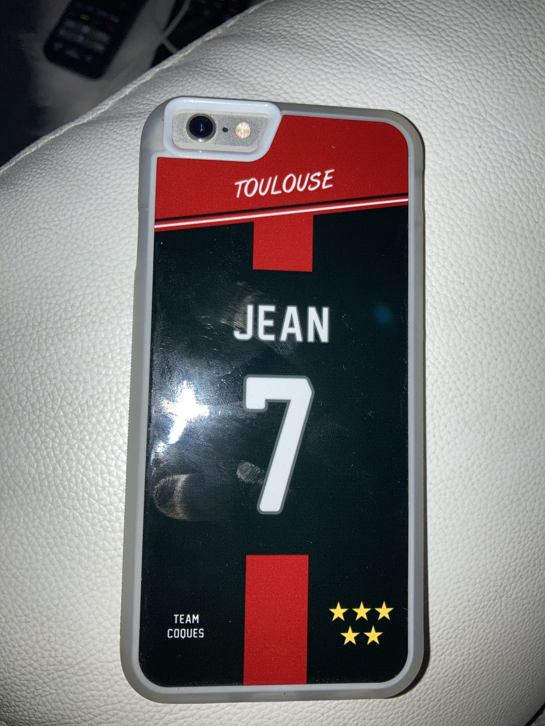 Customer photo review of Coque rugby TOULOUSE RUGBY personnalisable - TEAMCOQUES