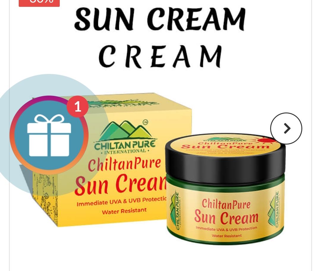 Customer photo review of SunBlock Cream – Never let your skin look dull again, Reduces the risk of skin cancer, Protect the skin from sun burn, limit the area of sunspots – 100% pure organic