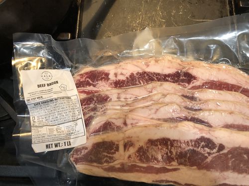 Customer photo review of Halal Beef Bacon