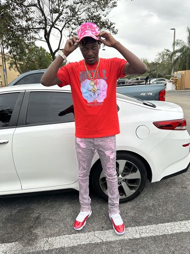 Customer photo review of Hustle It's All We Know Tee (Black Logo)