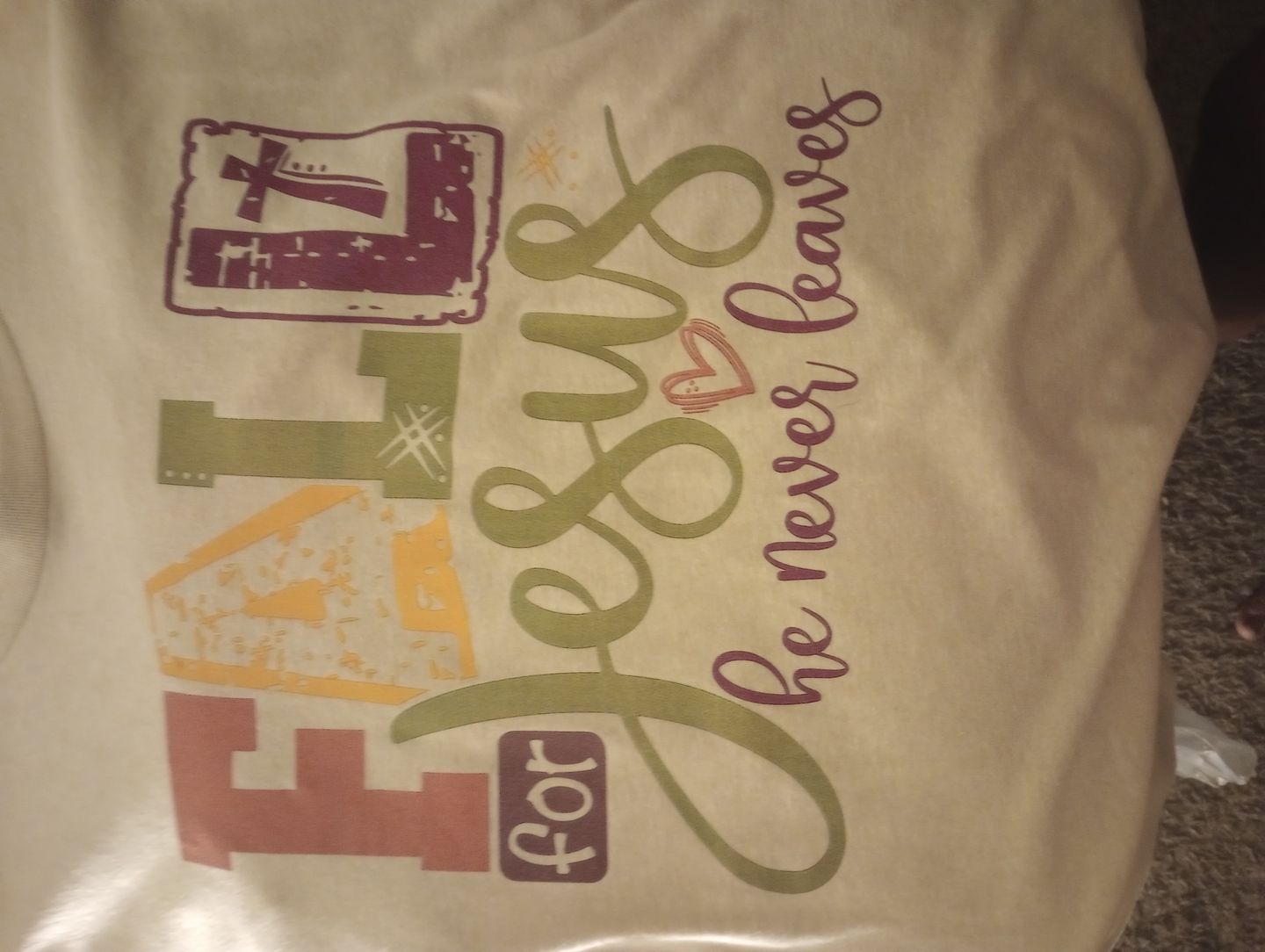 Customer photo review of Fall For Jesus