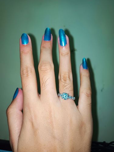 Customer photo review of 1.5ct Slovenia Engagement Ring
