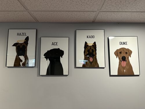 Customer photo review of Custom Pet(s) Portrait