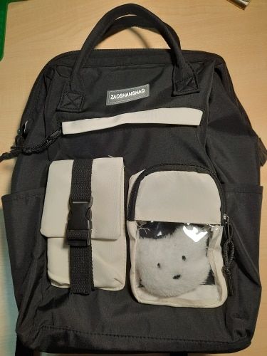 Customer photo review of Beary Kawaii Backpack with Teddy Pendant