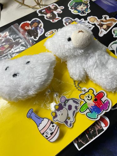 Customer photo review of Beary Kawaii Backpack with Teddy Pendant
