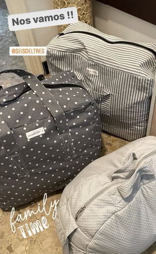 Customer photo review of Bolsa MyBigBag Topos Gris