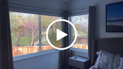 Customer video review of SmartWings Motorized Roller Shades 100% Blackout Essential