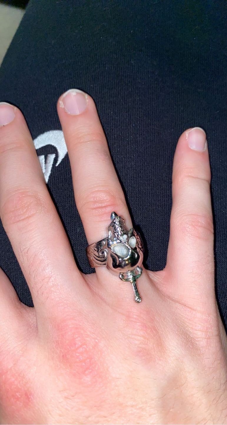 Customer photo review of HALLUCINOGENIC NIGHTMARE RING
