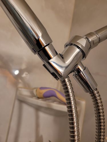 Customer photo review of Universal Shower Head Holder