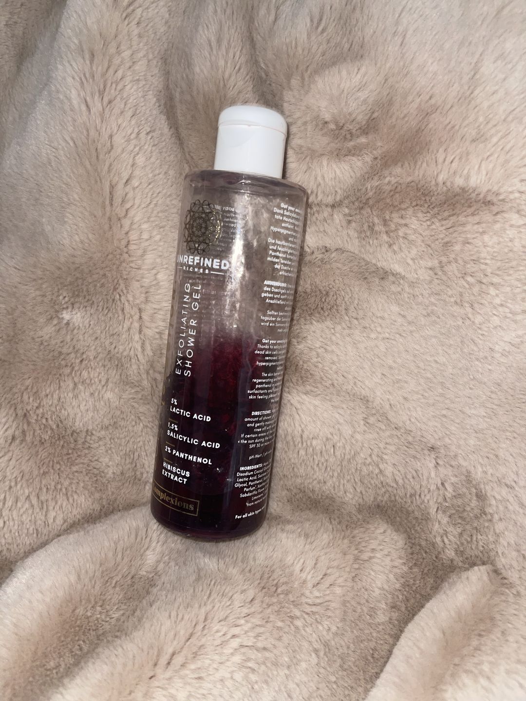 Customer photo review of BODY [SESSI]ON. - Exfoliating Shower Gel