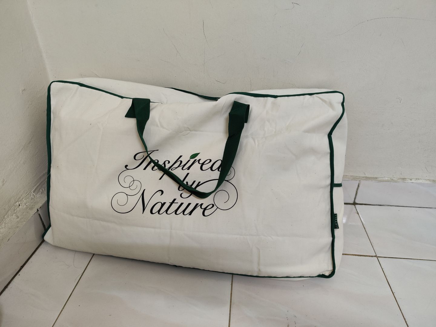 Customer photo review of Getha Organic Cotton Latex Pillow