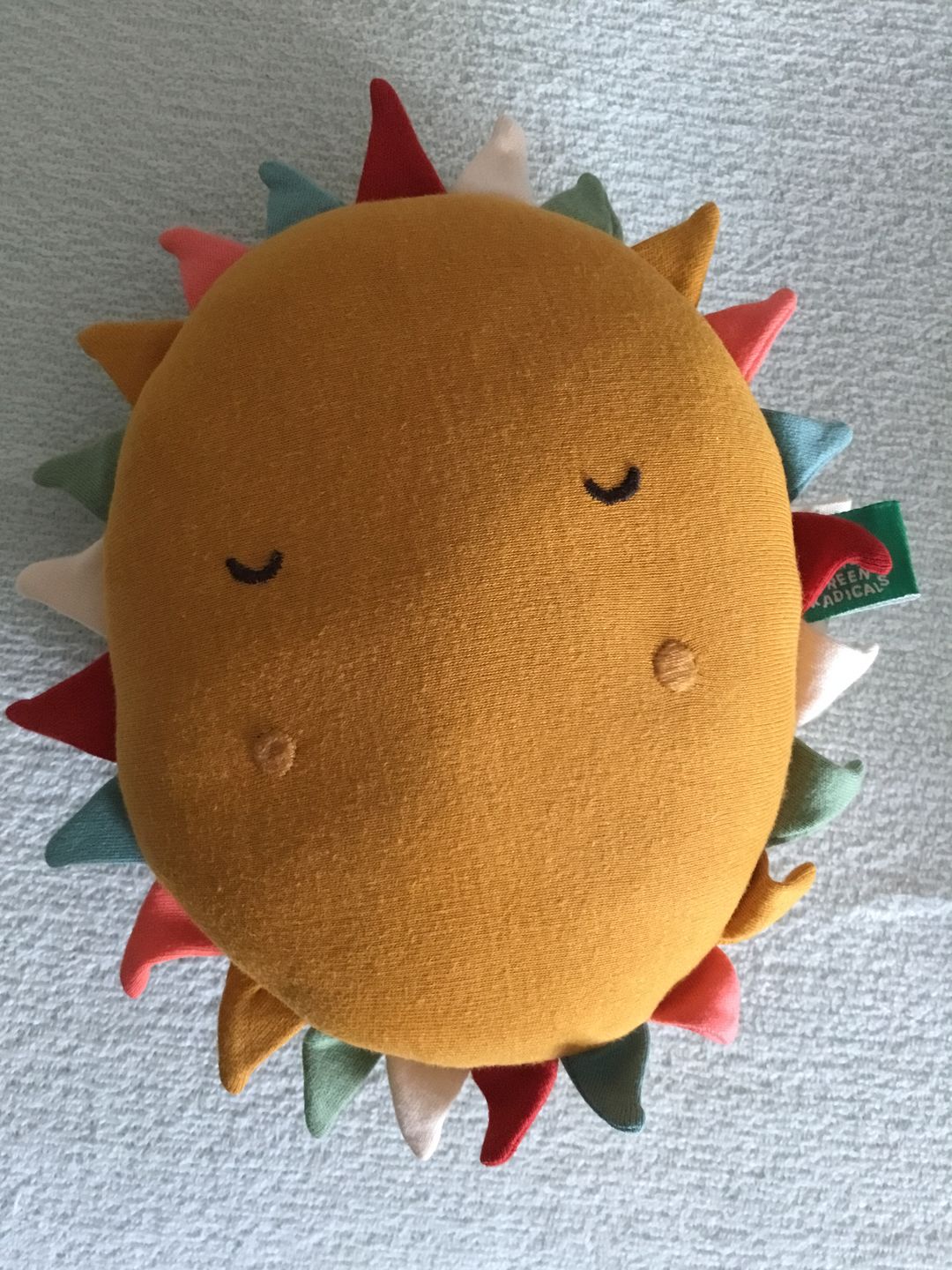 Customer photo review of You Are my Sunshine Organic Soft Toy