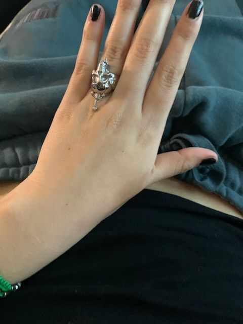 Customer photo review of HALLUCINOGENIC NIGHTMARE RING
