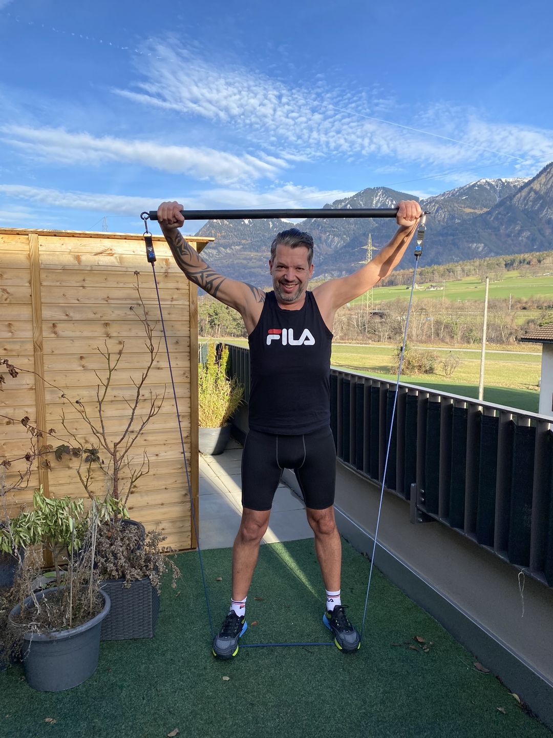 Customer photo review of Stackable Resistance Band Set