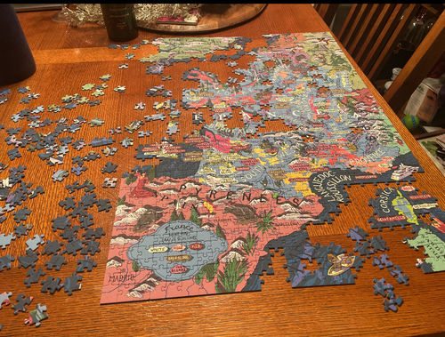 Customer photo review of Wine Puzzle - France
