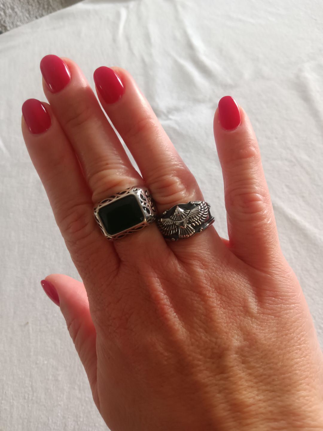 Customer photo review of GREEN GEM. - 925 SILVER