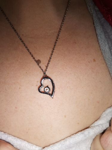 Customer photo review of Collier Amour Éternel - À la femme de ma vie - Je t'aime, pour toujours...