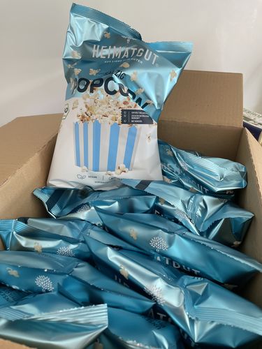 Kundenbewertung mit Foto zu Bio Popcorn Salzig