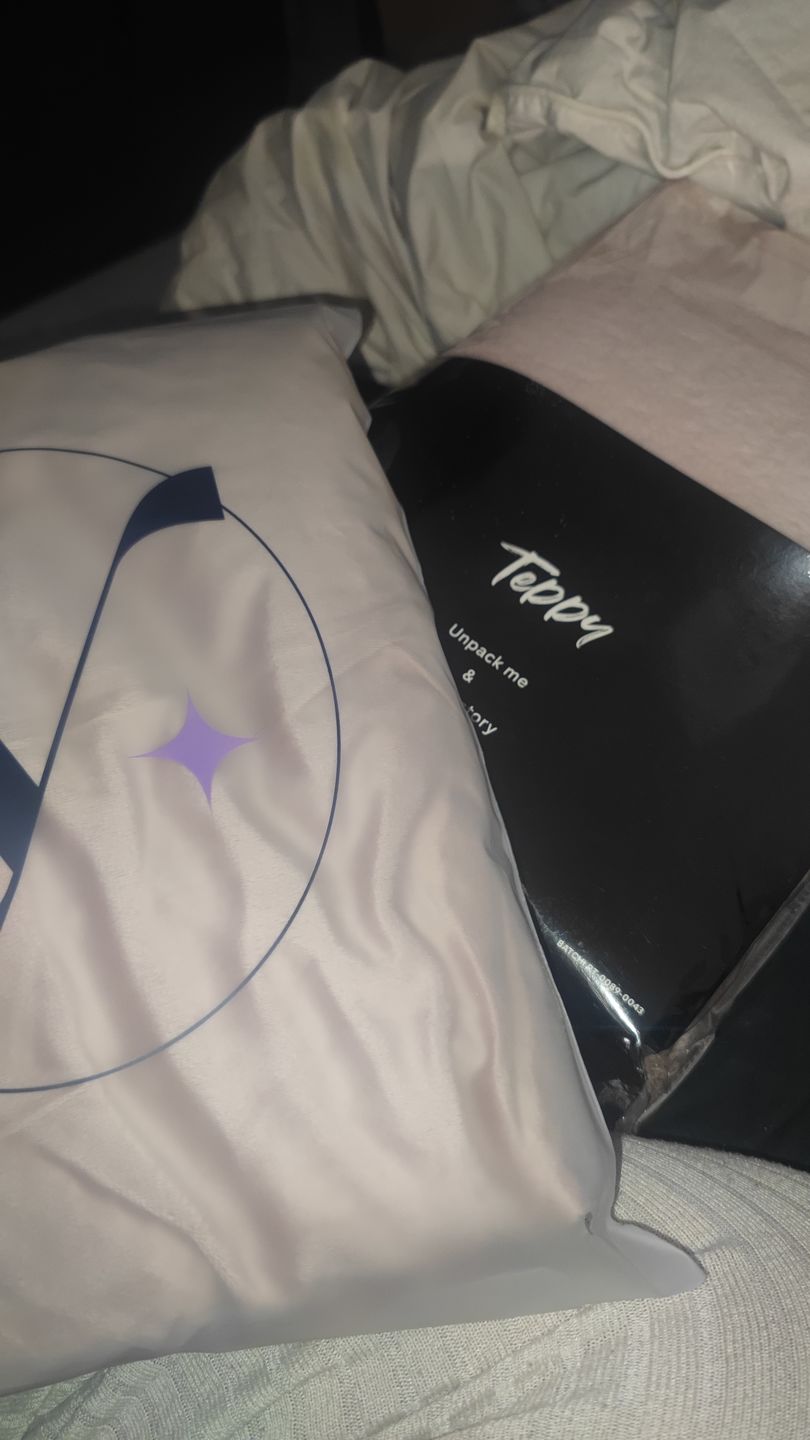 Customer photo review of Dekbedovertrek set Teddy Blush Pink