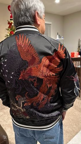 Customer photo review of Four Legendary Creatures Sukajan Souvenir Jacket