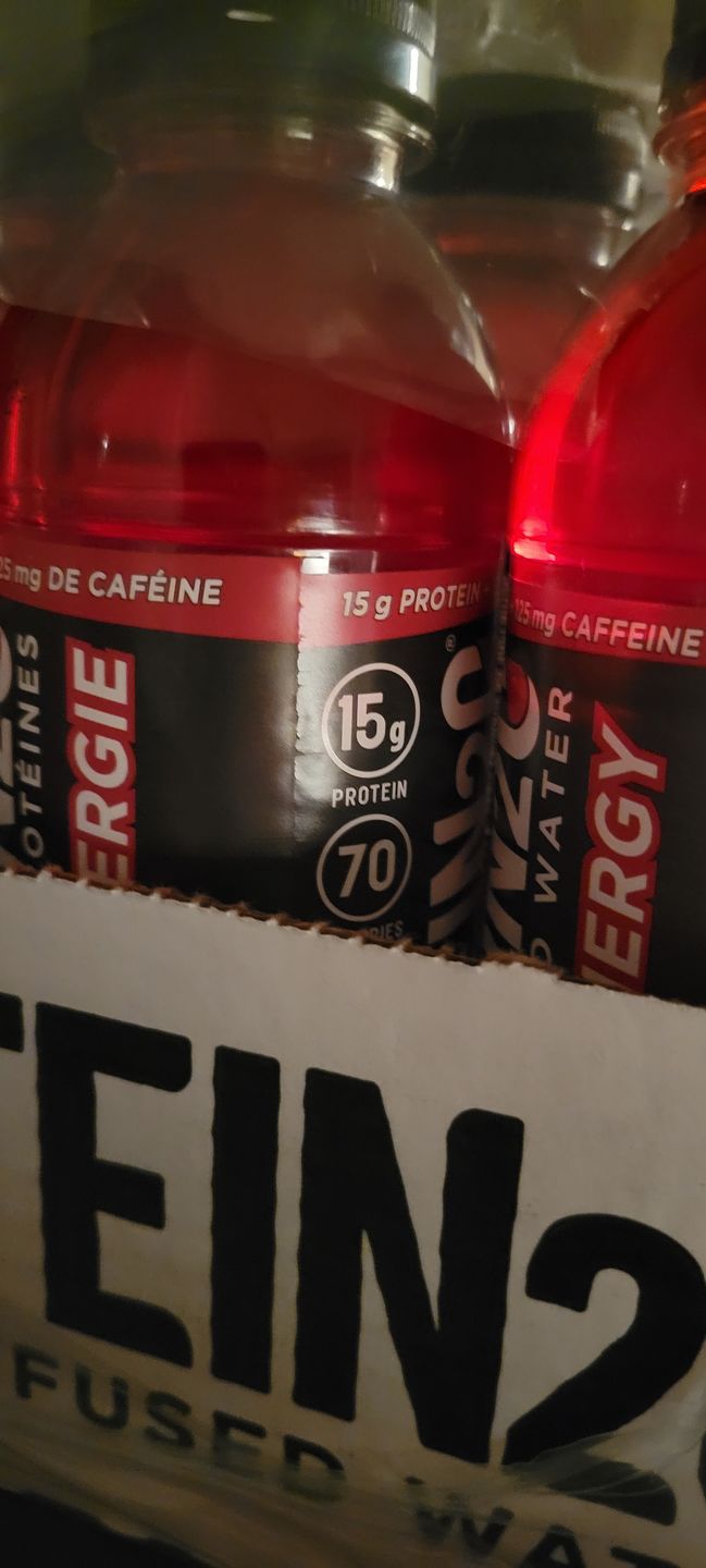 Customer photo review of Protein2o - Eau protéinée infusée +Energy 500ml