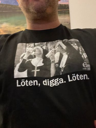 Customer photo review of Löten, digga - Premium Shirt Herren