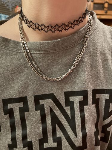 Customer photo review of f+s 3mm necklace