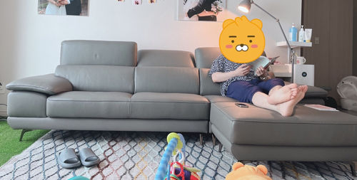 Customer photo review of ELIO - Sofa văng bọc da