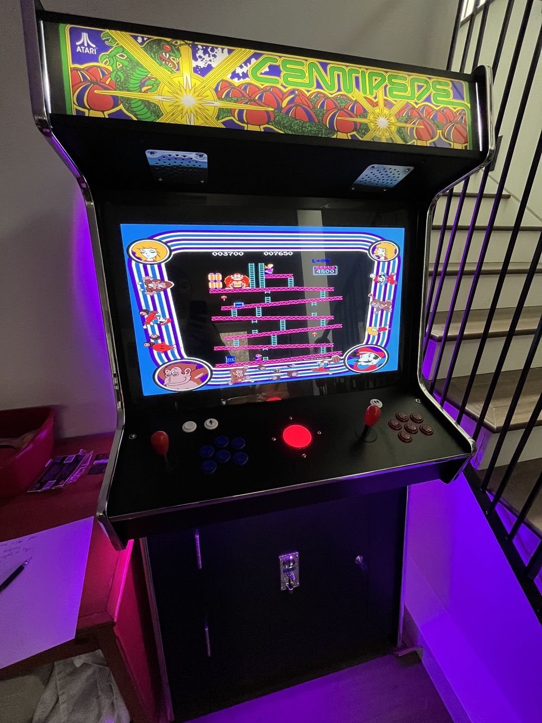 Customer photo review of 2 PLAYER STANDUP Arcade Machine 4600 Games Multi-cade  Upright Retro Cabinet Centi