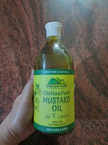 Customer photo review of Organic Mustard Oil ColdPressed (100% Purity Guarantee)  [سرسوں کا تیل]