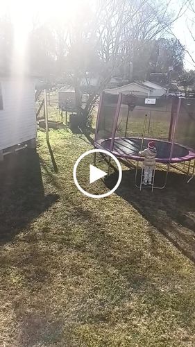 Customer video review of 1500lbs High Capacity 12FT Round Trampoline for Adults&Kids