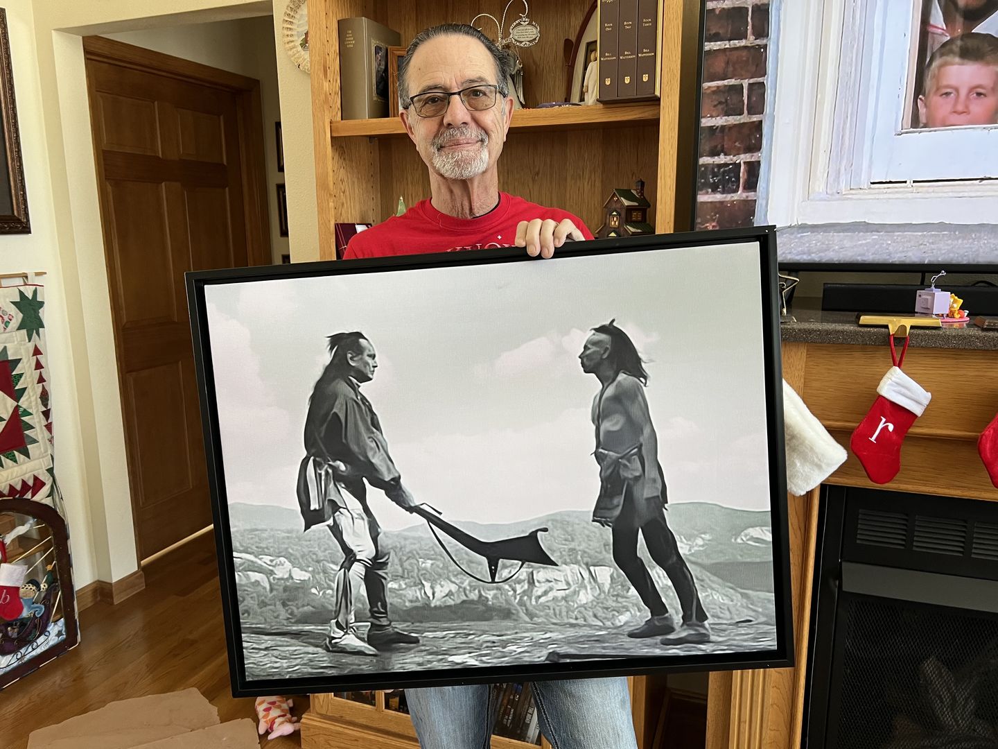 Customer photo review of Last of the Mohicans Wall Art