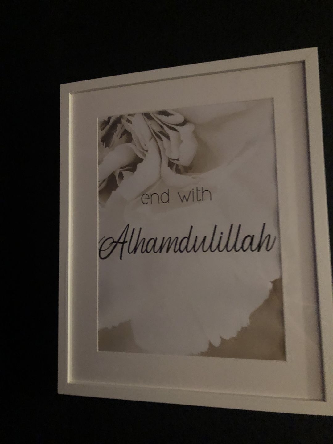 Customer photo review of Start with Bismillah - rosa, weiß oder beige