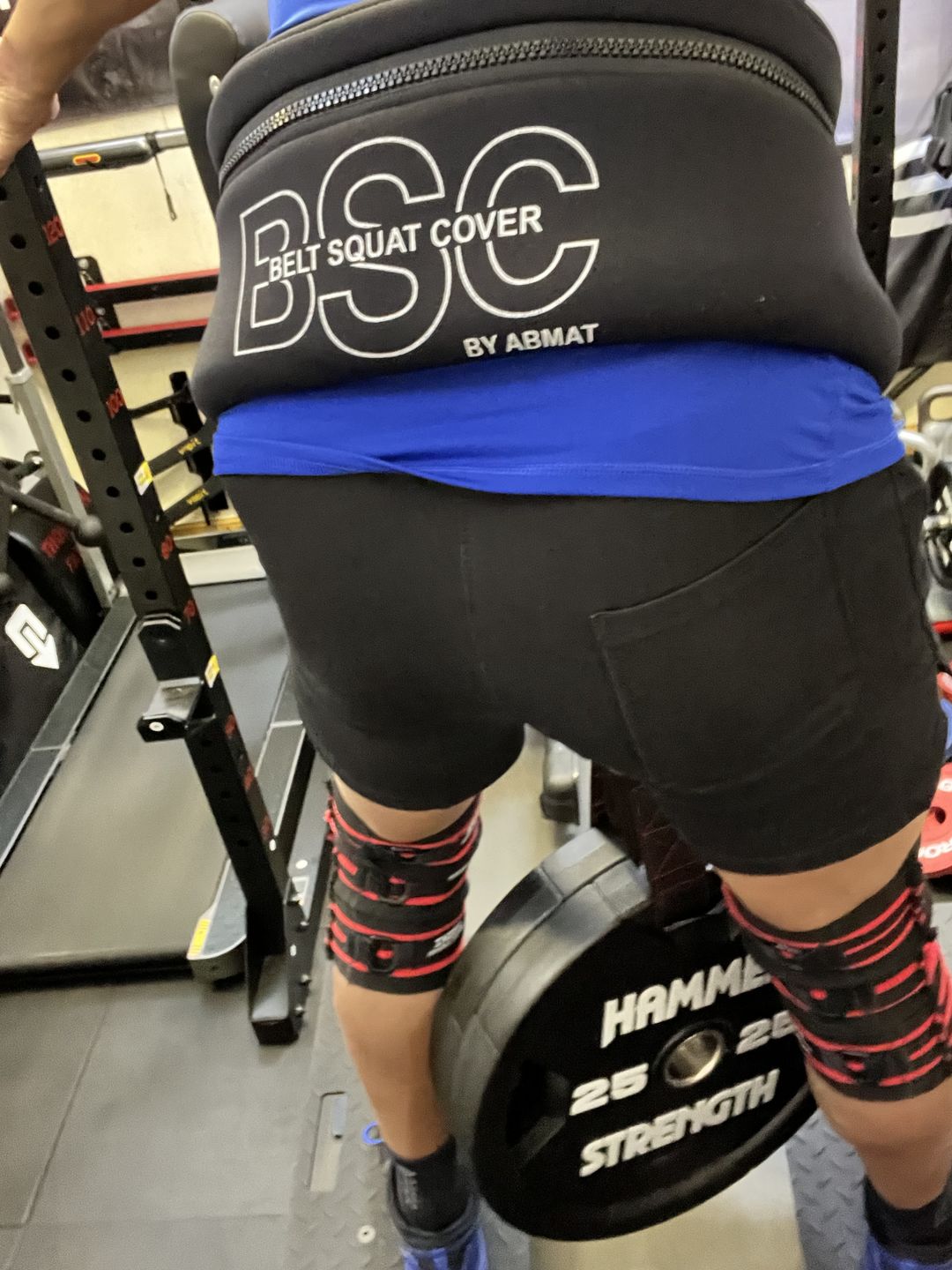 Customer photo review of BELT SQUAT COVER