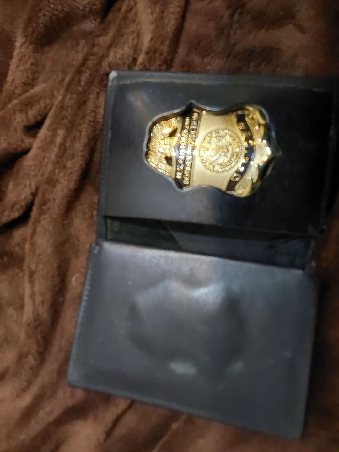 Customer photo review of US CBP Officer Customs and Border Protection Badge Solid Copper Replica Movie Props
