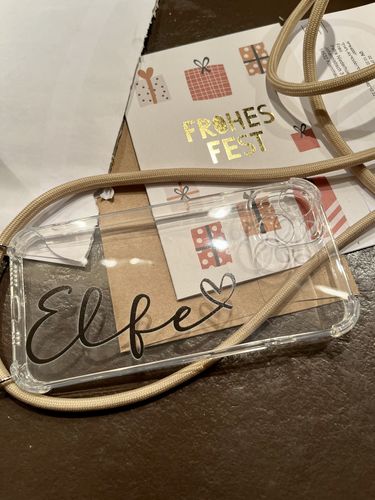 Customer photo review of Handyhülle mit Band Personalisiert Name mit Herz