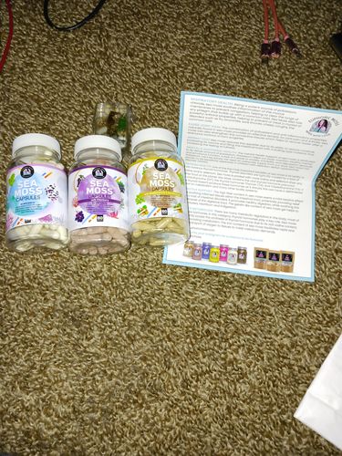 Customer photo review of Sea Moss Capsules Bundle