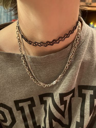 Customer photo review of tokyo collar necklace