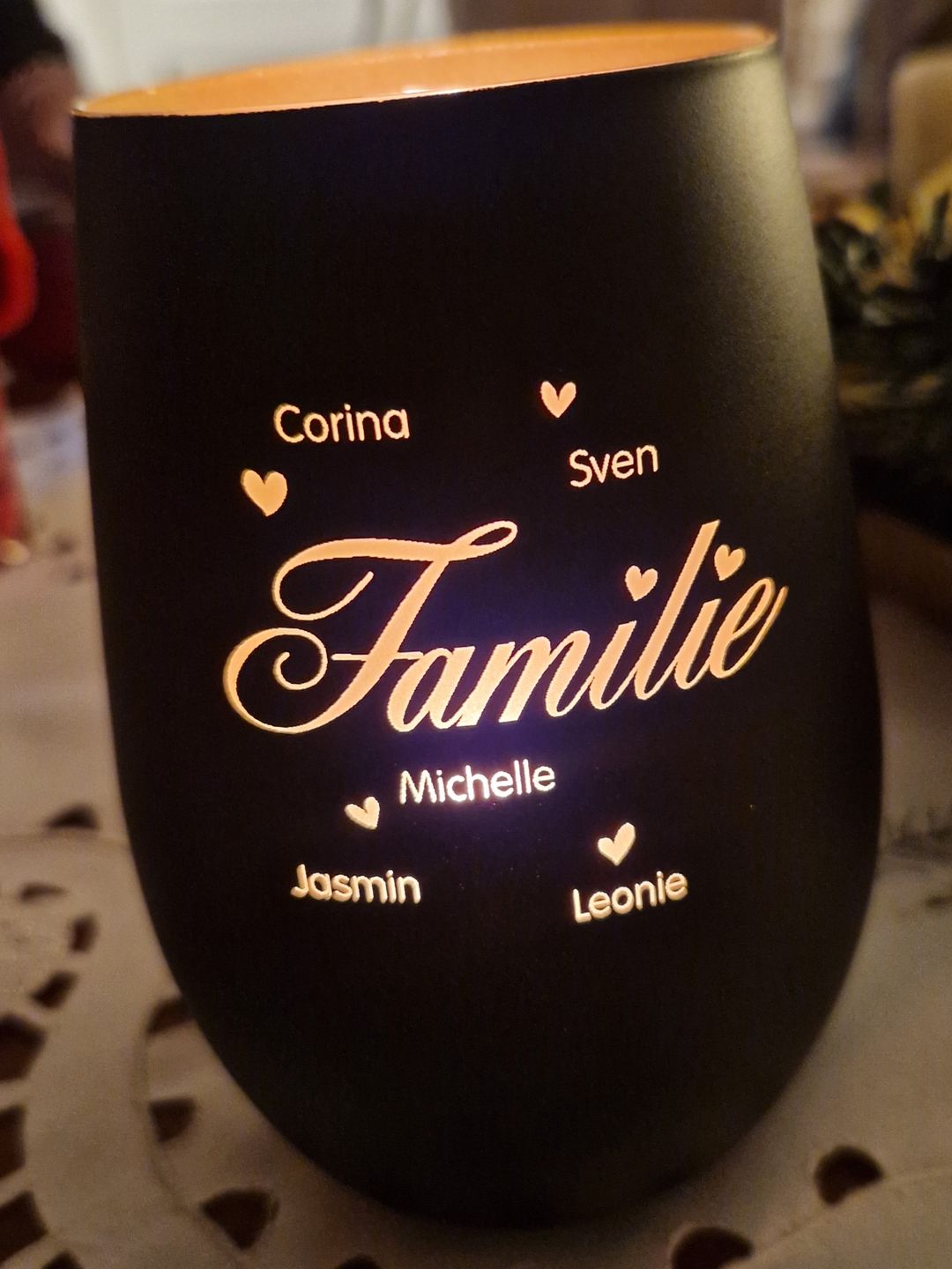 Customer photo review of Familie ist... - Familien-Windlicht