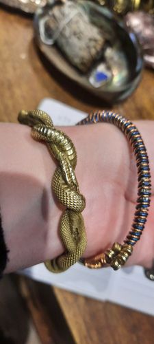 Customer photo review of Snake Cuff Bracelet