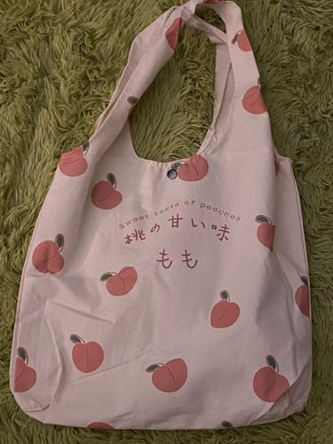 Customer photo review of Sweet Summer Peach Tote Bag