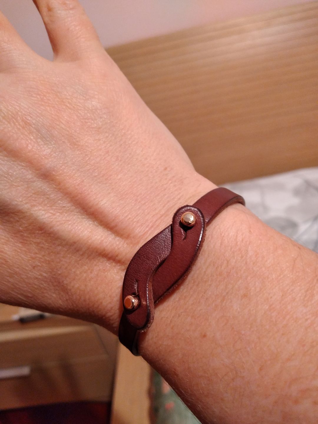 Customer photo review of Bracciale pelle Noi Tulsi