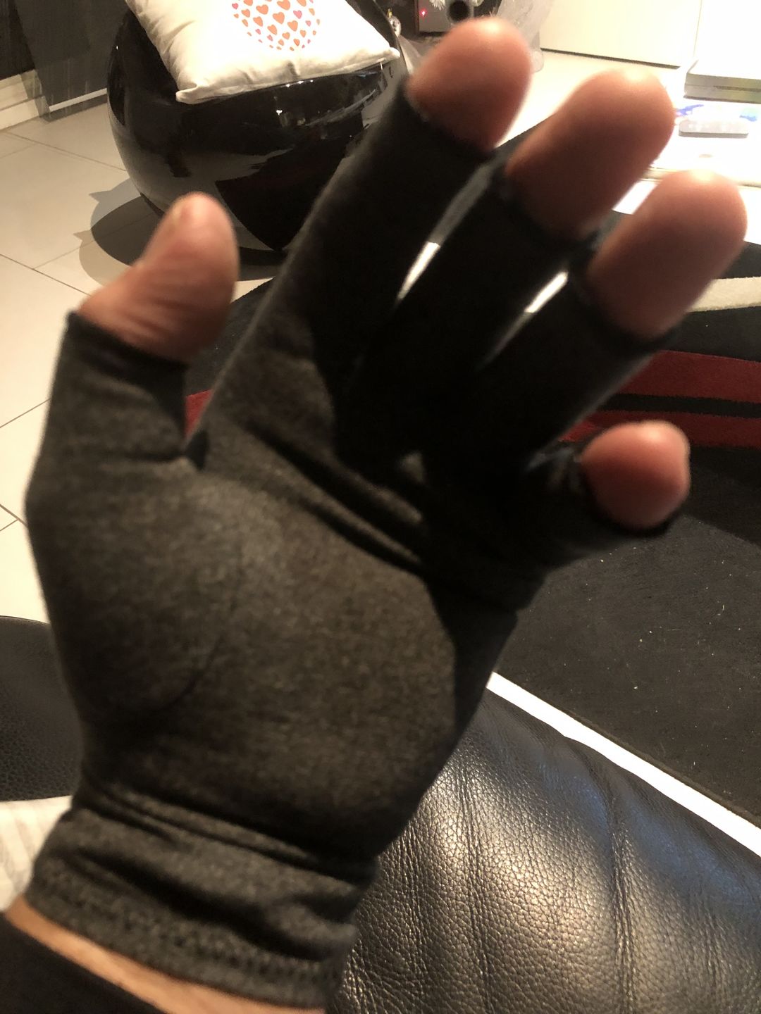 Customer photo review of Gants de compression anti-douleurs