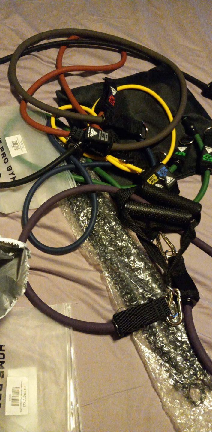 Customer photo review of Stackable Resistance Band Set