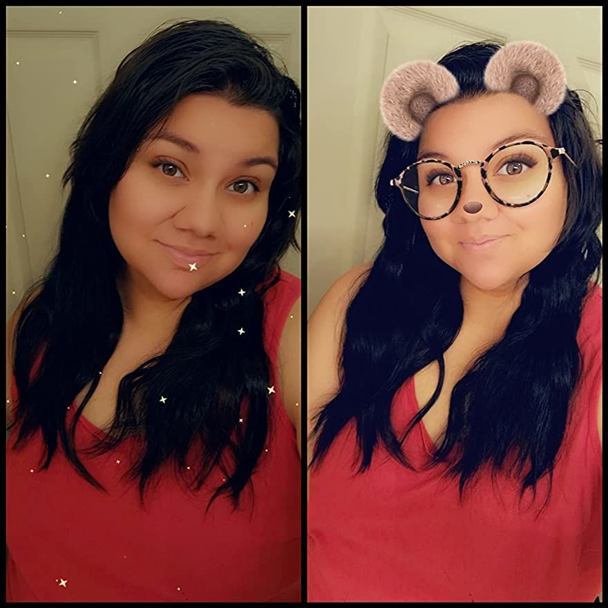 Customer photo review of Moresoo Hair Extensions Black Hair Sew In Hair Weave Hair Bundles（#1）