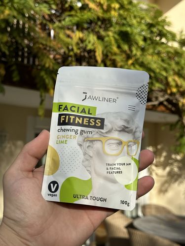 Customer photo review of JAWLINER® Fitness Chewing Gum Ginger/Lime