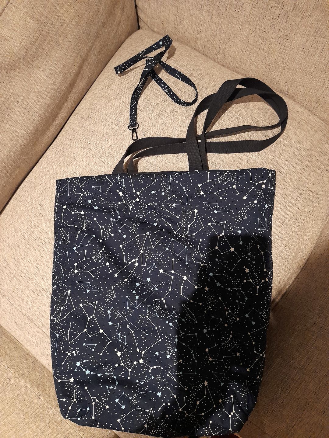 Customer photo review of Stars Constellation Rose & Hubble Cotton Poplin Fabric